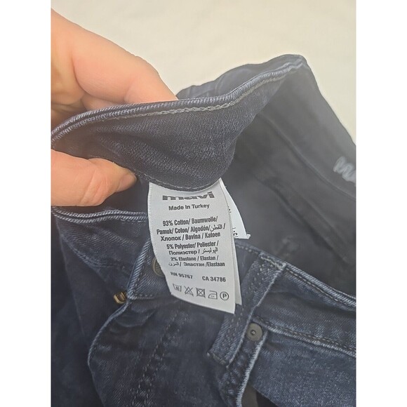 Mavi Jeans Mens 31x34 James Skinny Mid Rise Stretch Dark Wash Modern Stretch - Picture 5 of 10